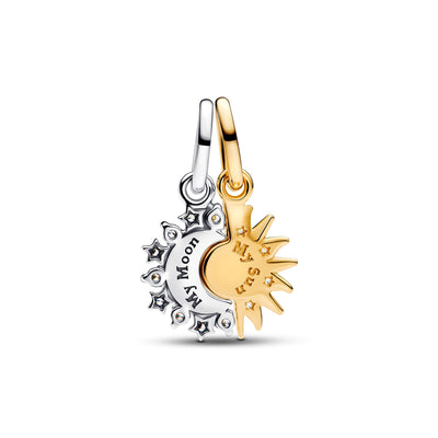 Pandora Splittable Sun & Moon Dangle Charm