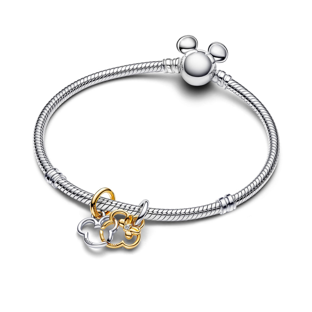 Pandora Disney Mickey Mouse & Minnie Mouse Splittable Dangle