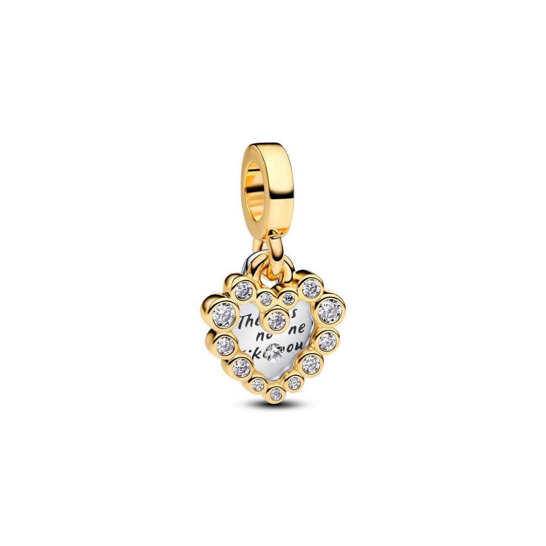 pandoraパンドラ14kゴールド付きシルバークリップ2点　ハート Amazon | [パンドラ] Pandora Pink Shining Elegance クリップ