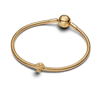 Pandora Textured Mushroom Mini Charm