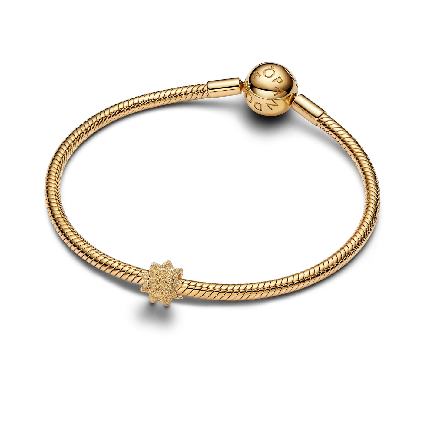 Pandora Textured Sun Mini Charm