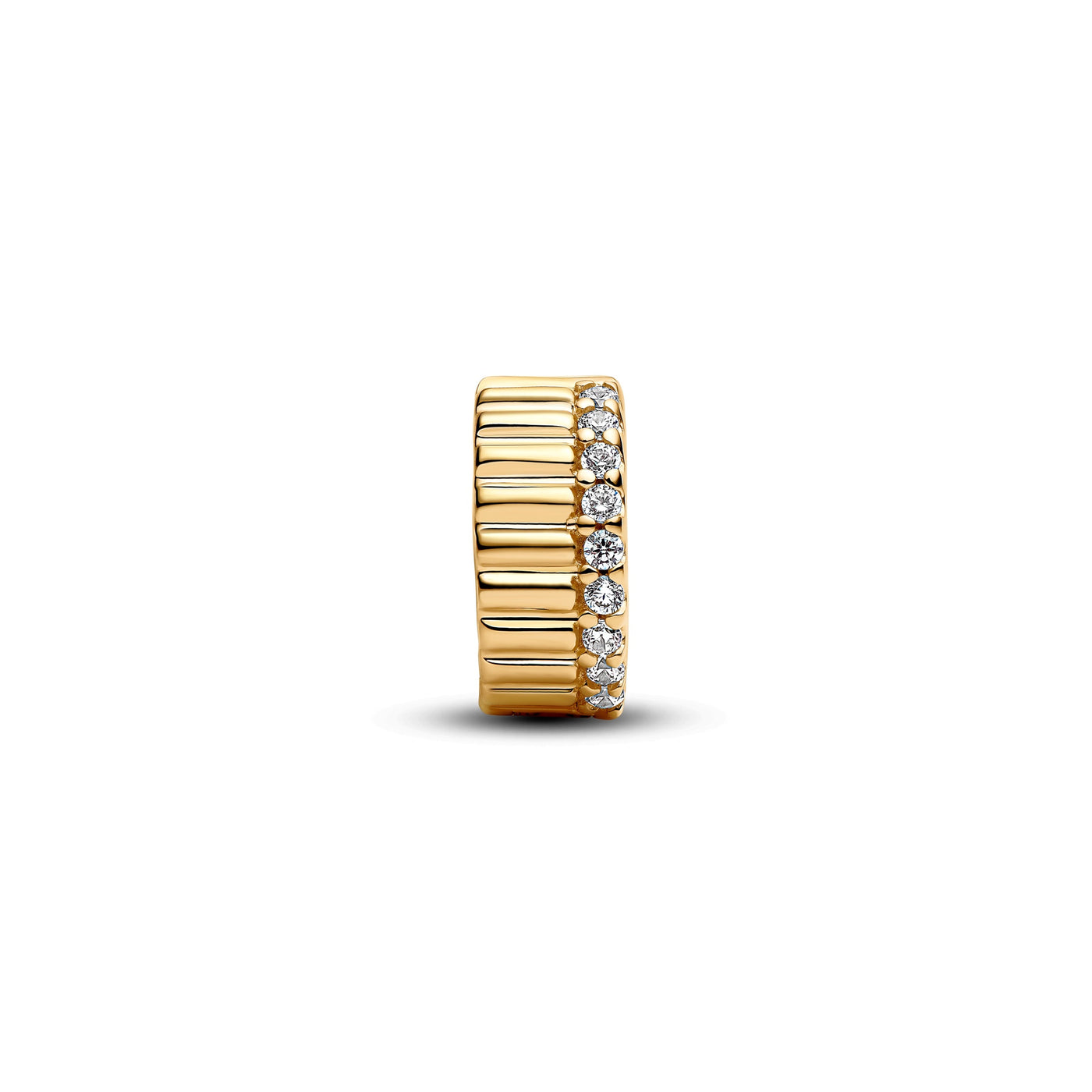 Pandora Ribbed Clip Charm