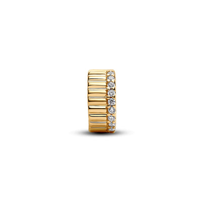 Pandora Ribbed Clip Charm