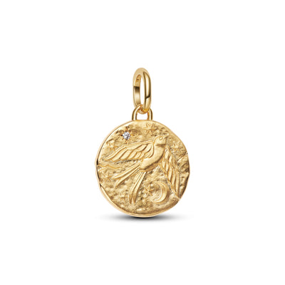 Pandora Swallow Medallion Charm