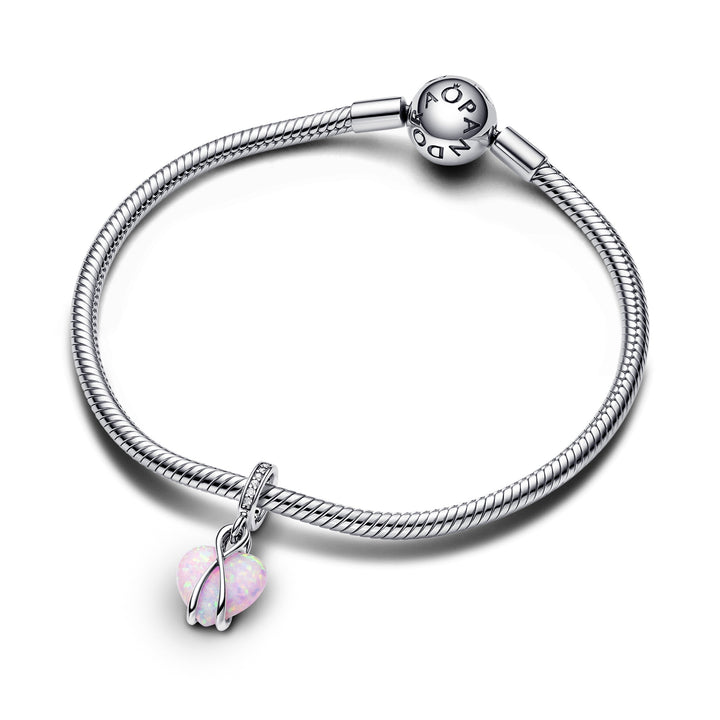 No.13マクラメෆハートෆバッグhangingෆෆ Black & White Diamond Open Heart Necklace 1/5 ct tw Sterling