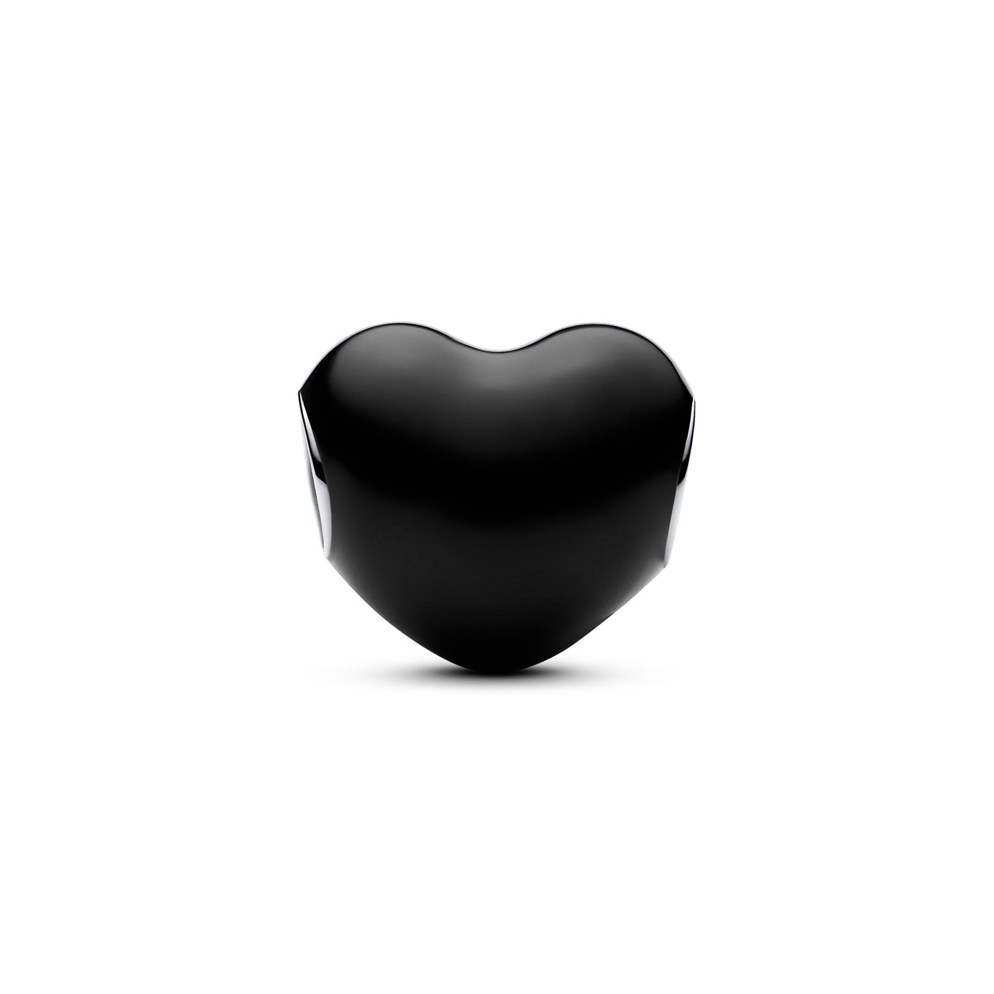 Pandora Metallic Black Heart Charm