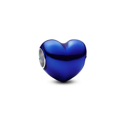 Pandora Metallic Blue Heart Charm