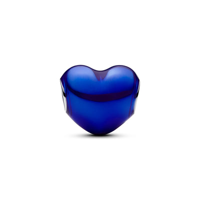 Pandora Metallic Blue Heart Charm