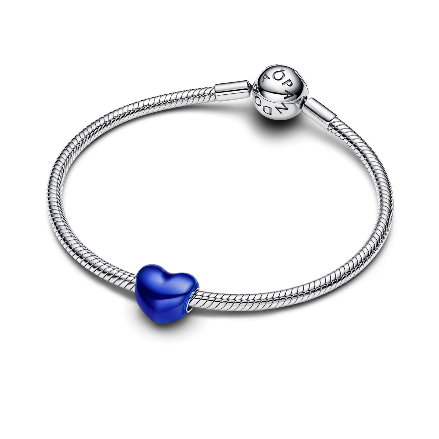 Pandora Metallic Blue Heart Charm