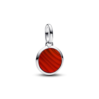 Pandora Red Engravable Mini Medallion Charm