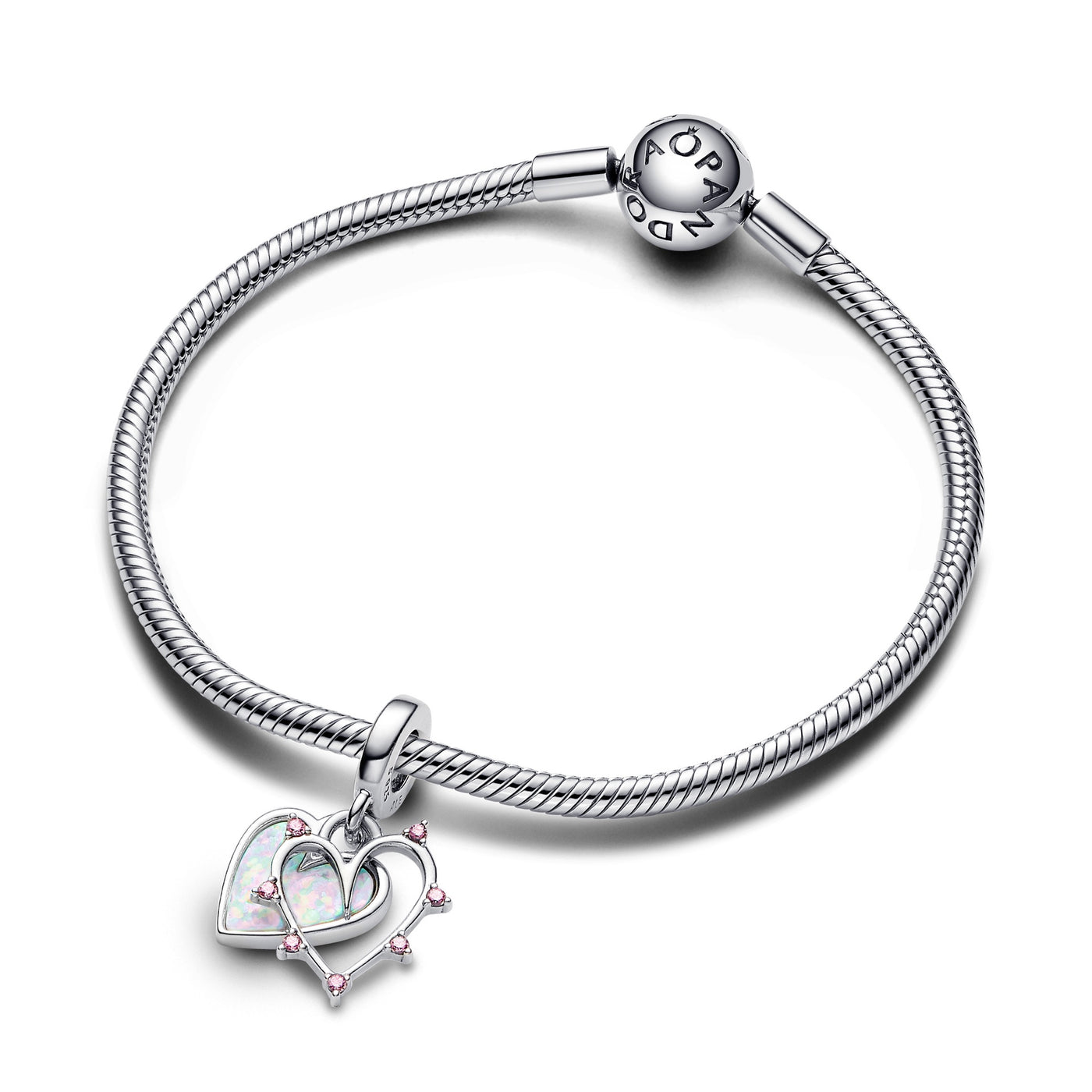 Pandora Friendship Opalescent Double Dangle Charm