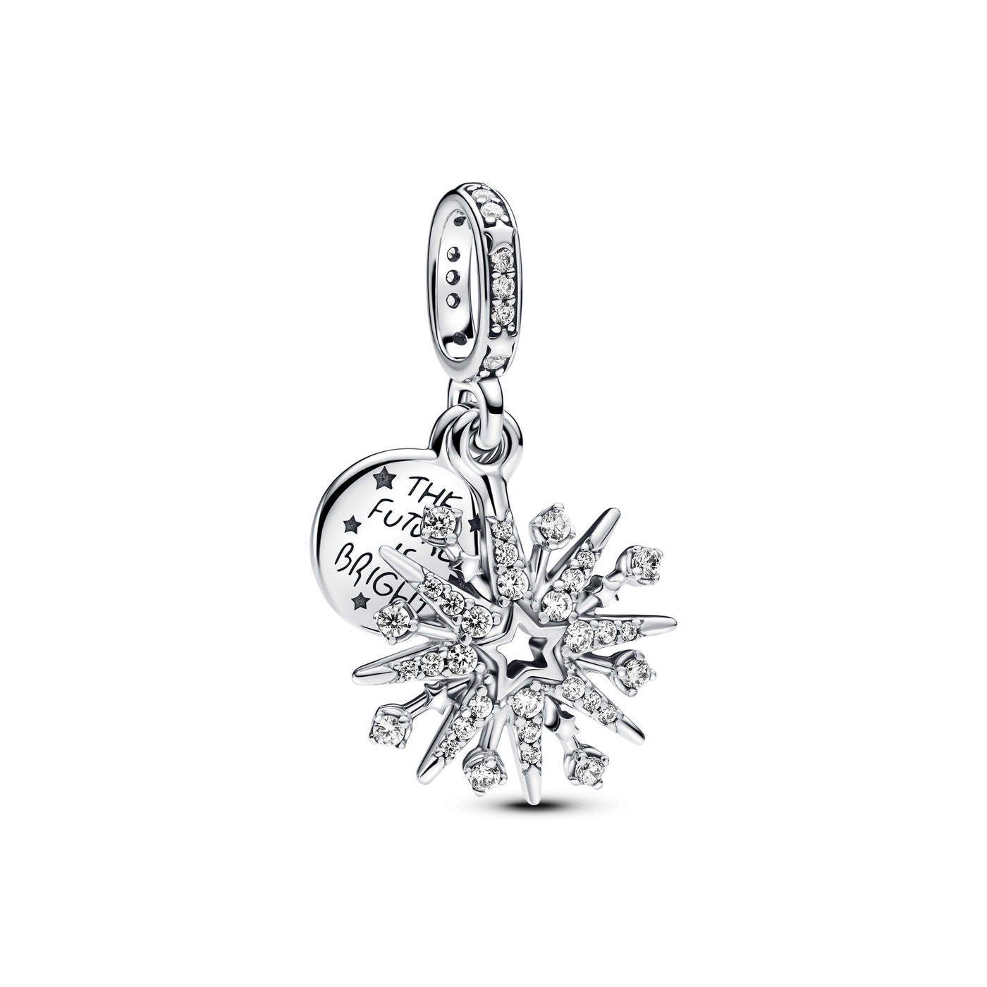 Pandora Sparkling Firework Double Dangle Charm