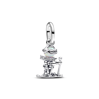 Pandora Skier Dangle Charm