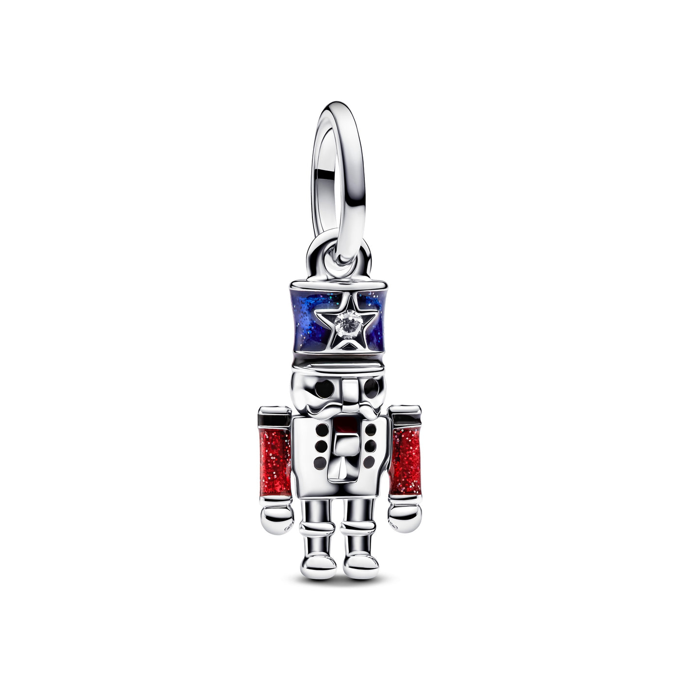 Pandora Moveable Nutcracker Dangle Charm