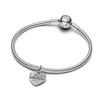 Pandora Engravable Love Heart Dangle Charm