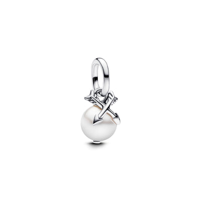 Pandora Pearl & Arrows Mini Dangle Charm