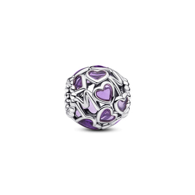 Pandora Openwork Hearts Mom Charm