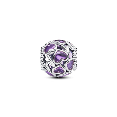 Pandora Openwork Hearts Mom Charm