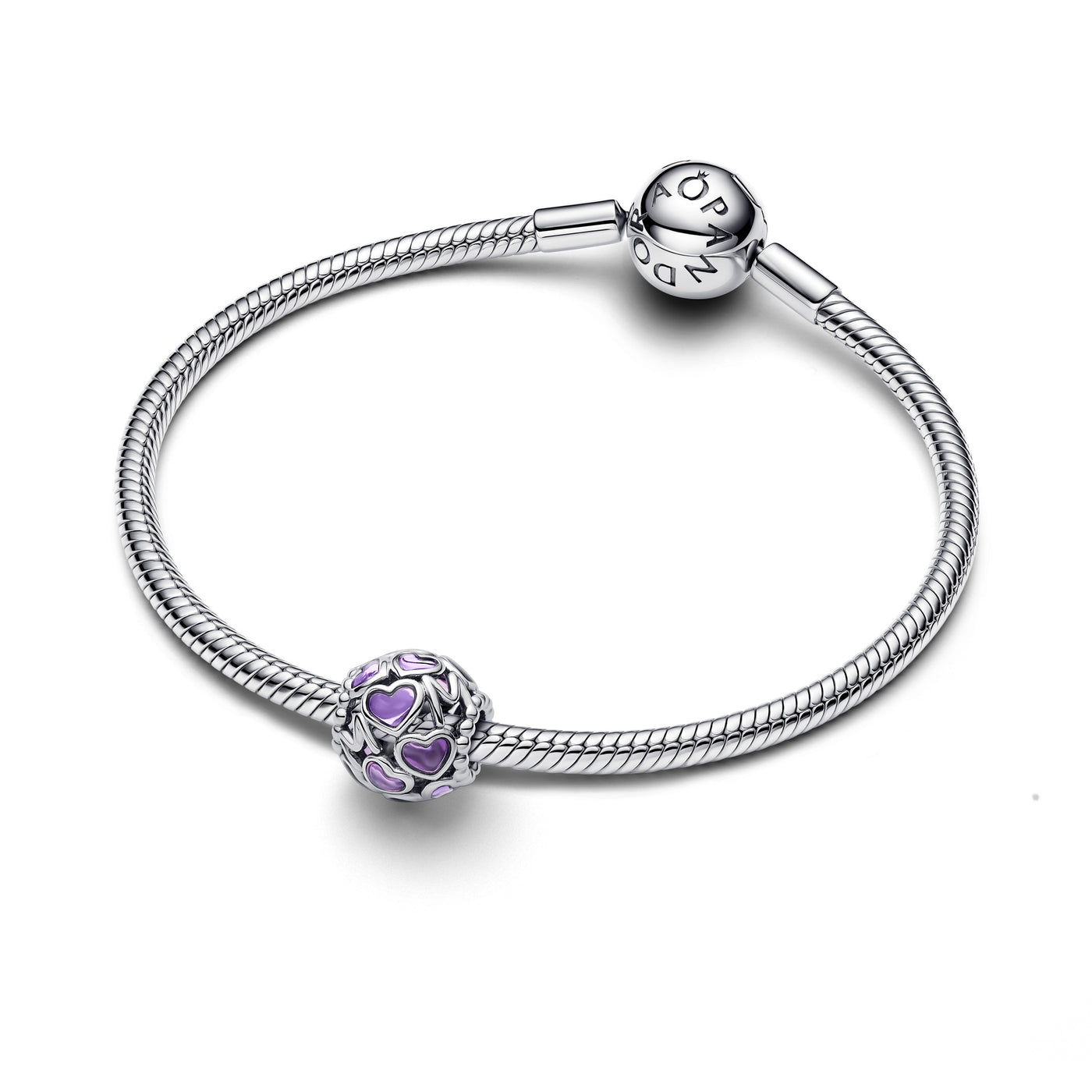 Pandora Openwork Hearts Mom Charm