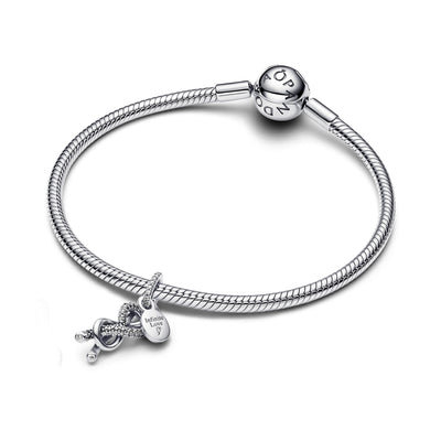 Pandora Pavé Infinity Knot Dangle Charm