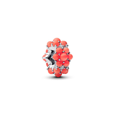 Pandora Coral-colored Ocean Charm