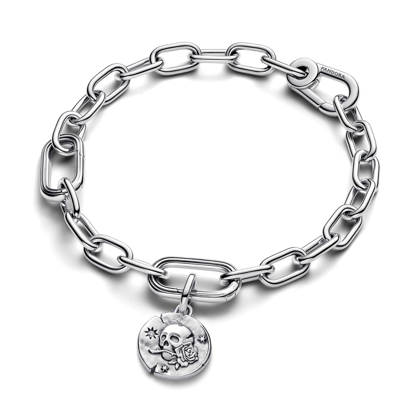 Pandora Skull Medallion Charm