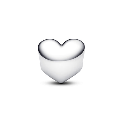 Pandora Engravable True Red Stone Heart Charm