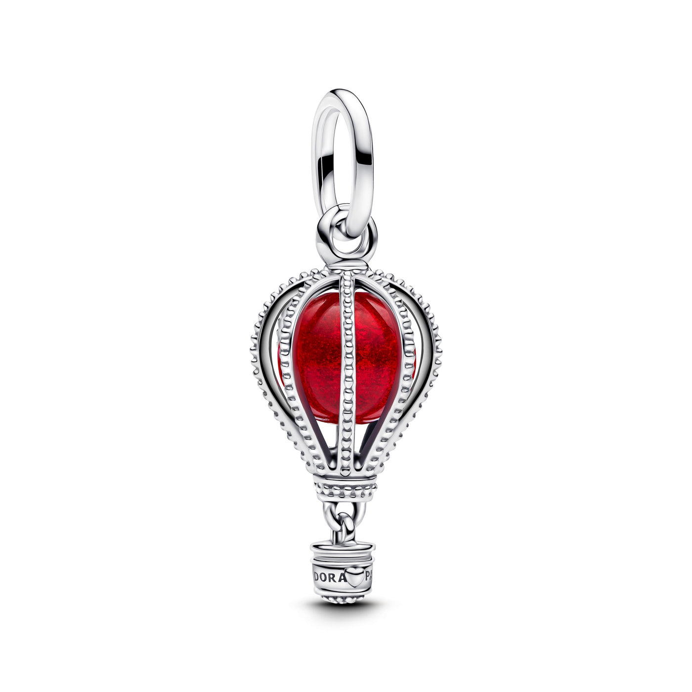 Pandora Hot Air Balloon Murano Glass Dangle Charm