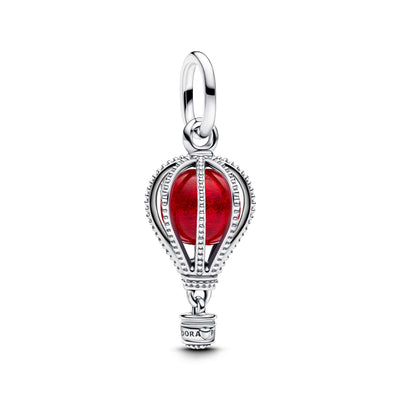 Pandora Hot Air Balloon Murano Glass Dangle Charm