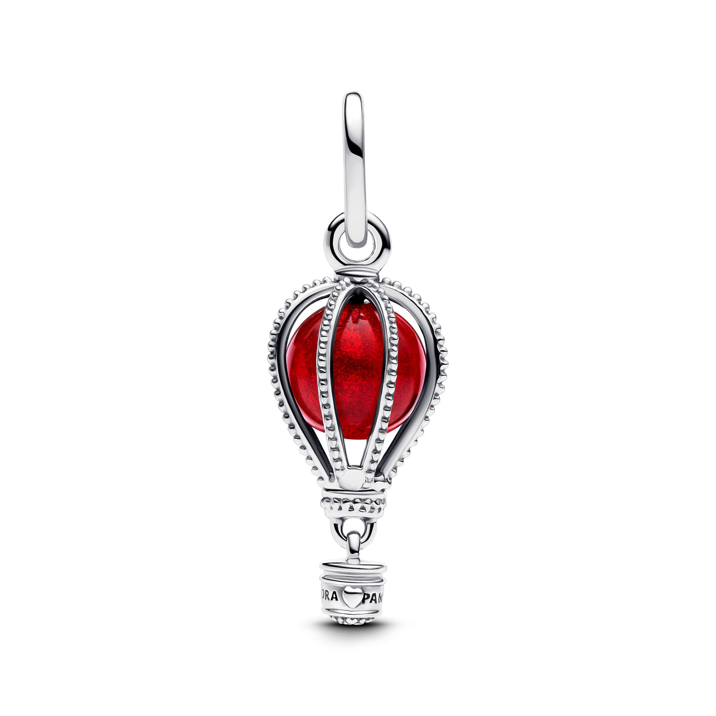 Pandora Hot Air Balloon Murano Glass Dangle Charm