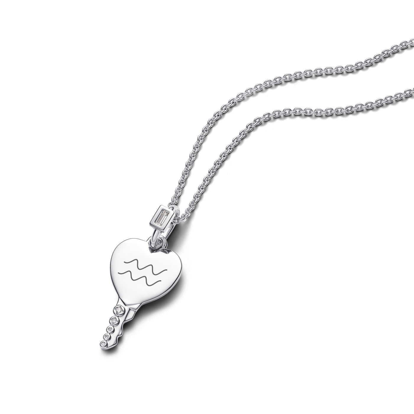 Pandora Engravable Heart Key Pendant – Pancharmbracelets