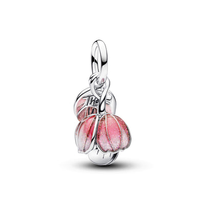 Pandora Two-Tone Blooming Flower Dangle Charm – Pancharmbracelets