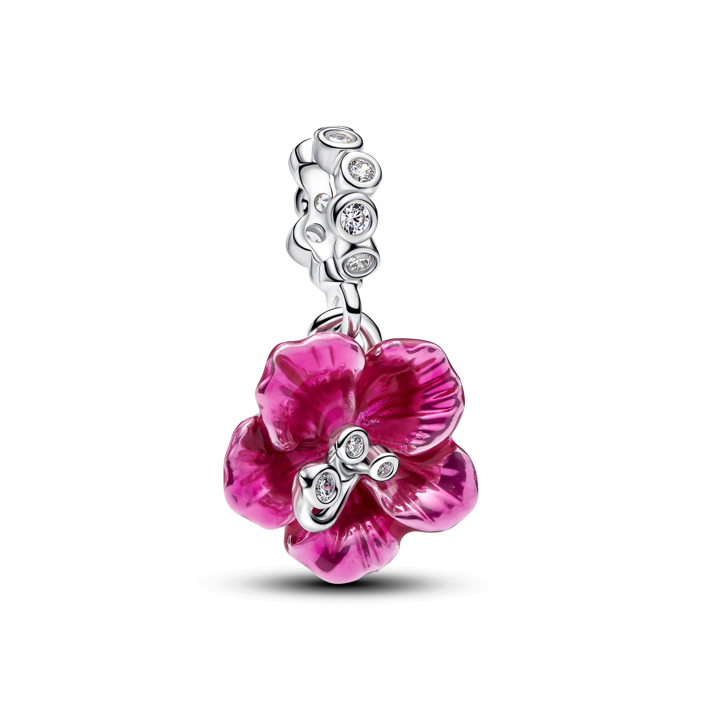アクセサリー Hibiscus Dangle Charm Pandora Hibiscus Dangle Charm – Pancharmbracelets