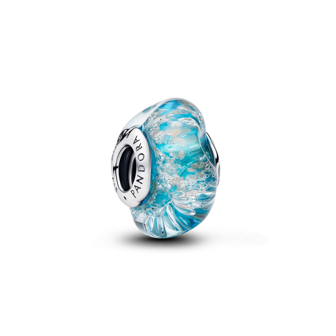 Pandora Silver Charm Bracelet with White and Turquoise Accents Pandora Charms Gold and Turquoise - Etsy main image 2