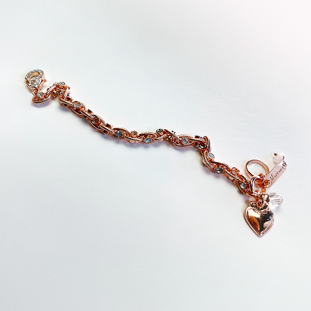 Chain Link & Crystal Bracelet