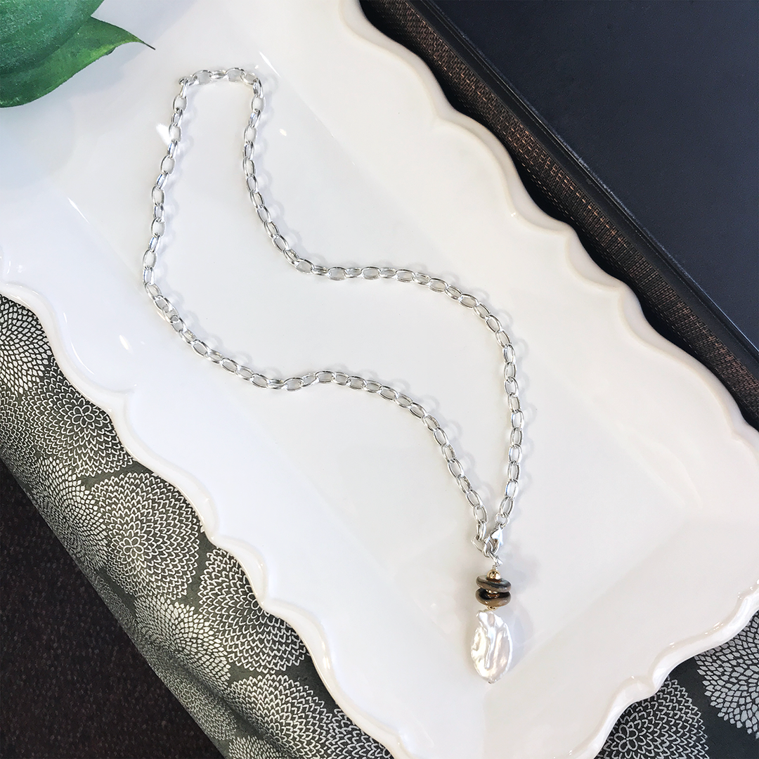 Baroque Pearl Lariat