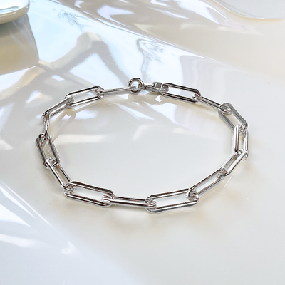 15mm Paperclip Chain Bracelet