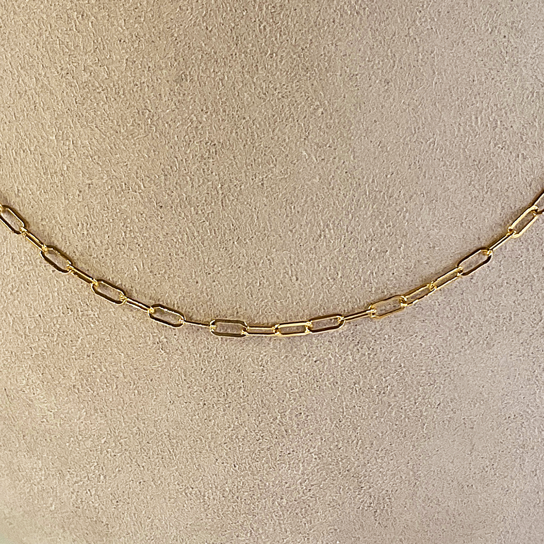 Edge Chain 14KTGF Rounded Edge Chain Necklace – Pancharmbracelets