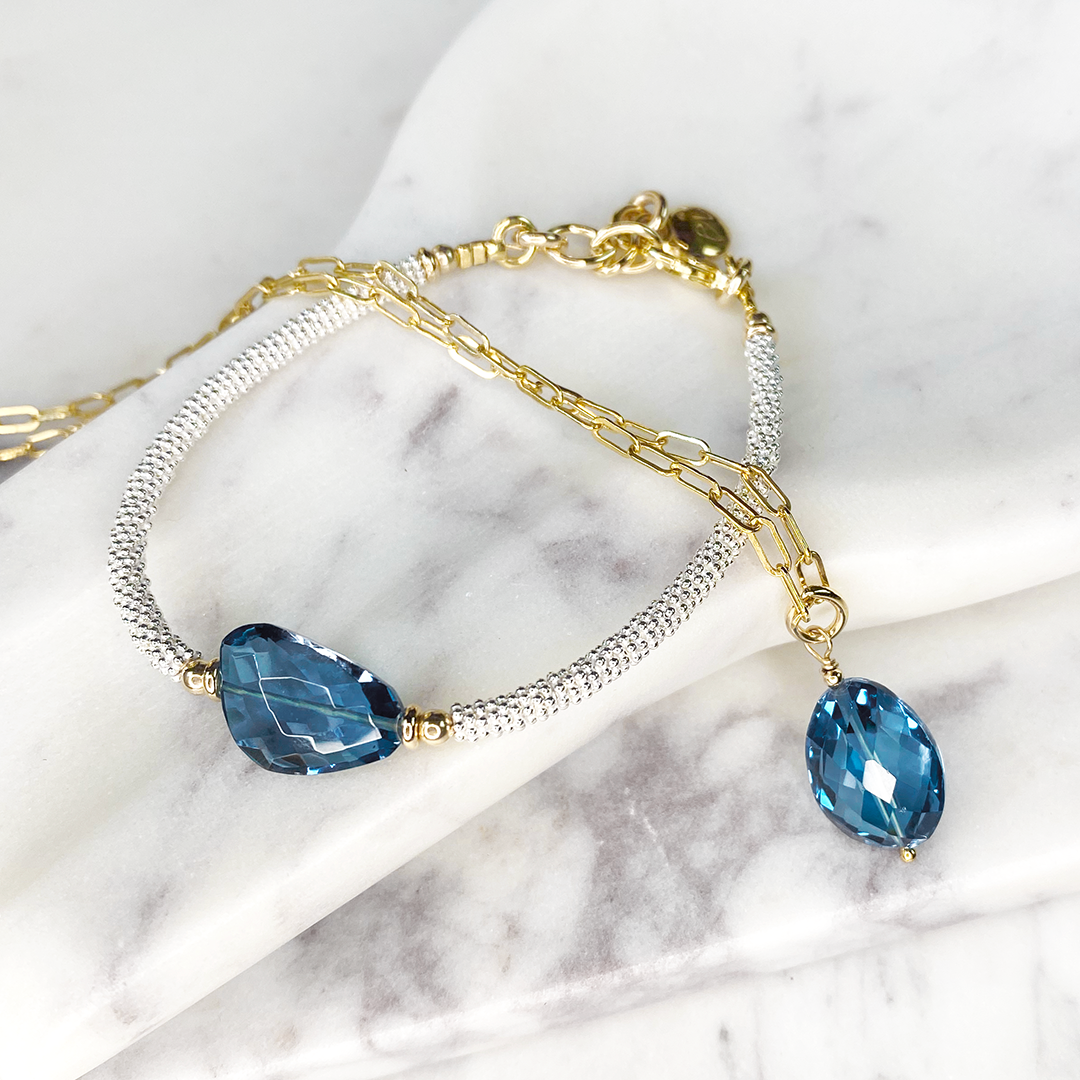 London Blue Topaz Classic Bracelet