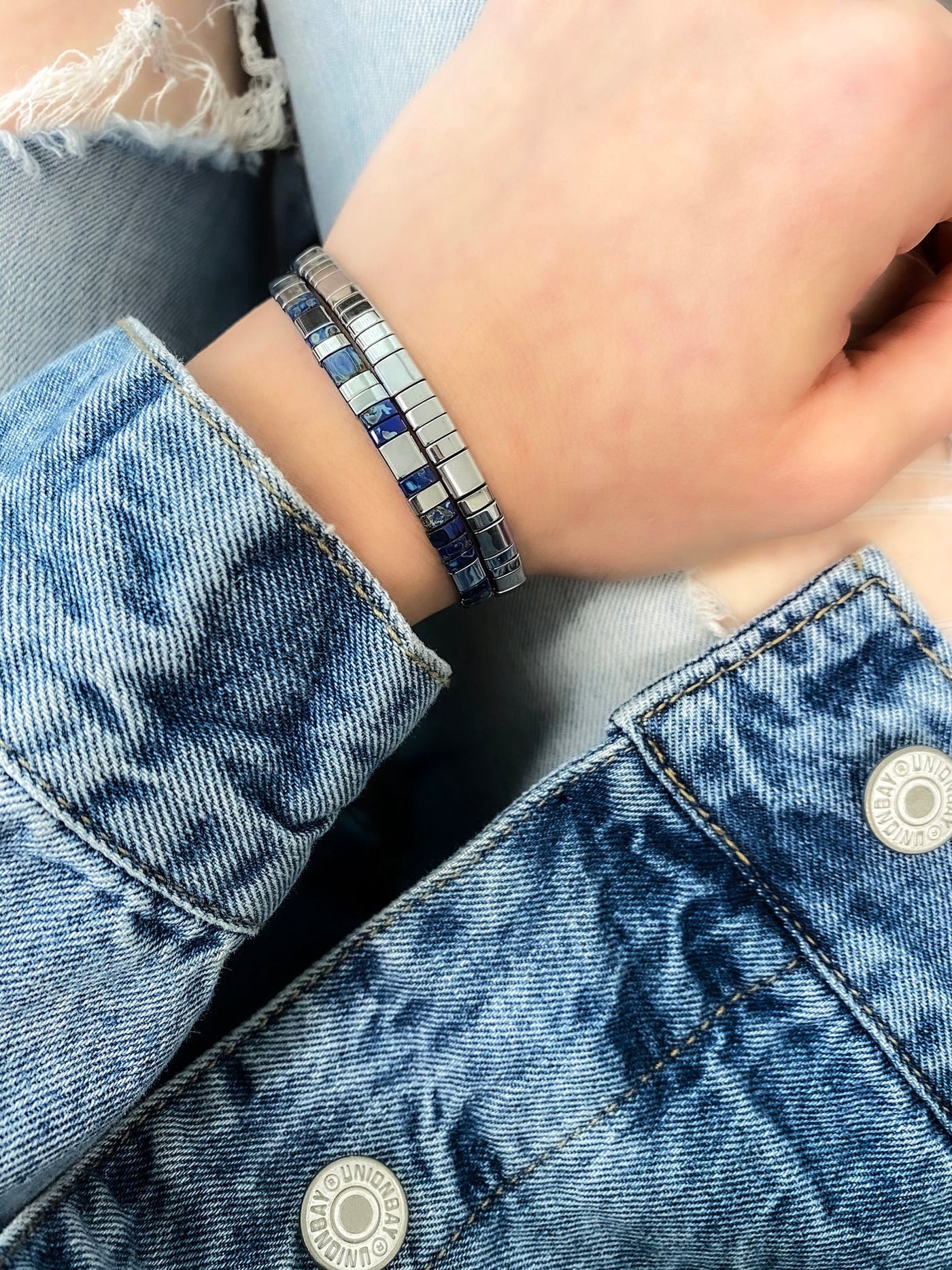 Self Love Tila - Luxe Lapis Morse Code Bracelet