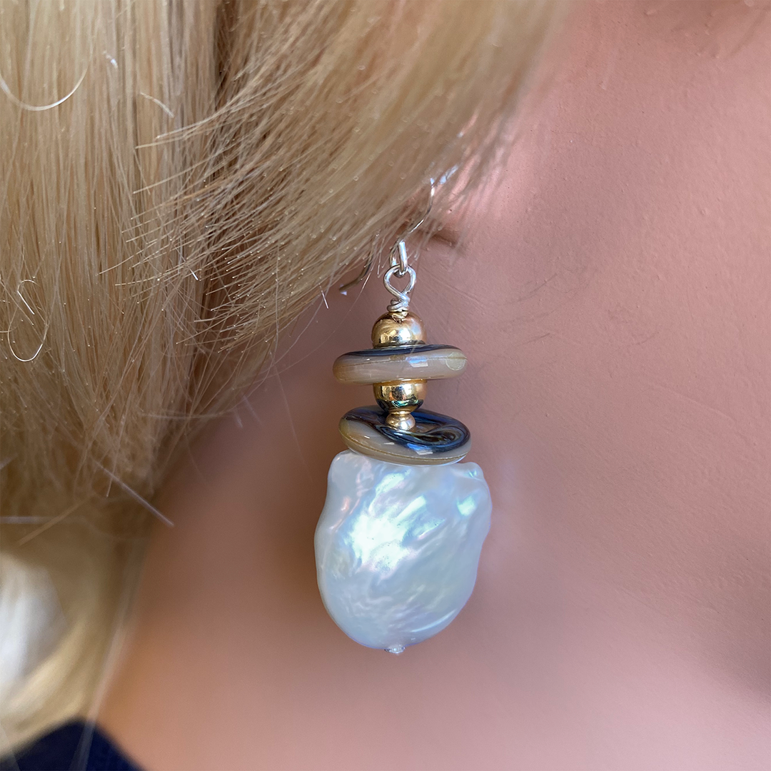 Baroque Pearl Earrings