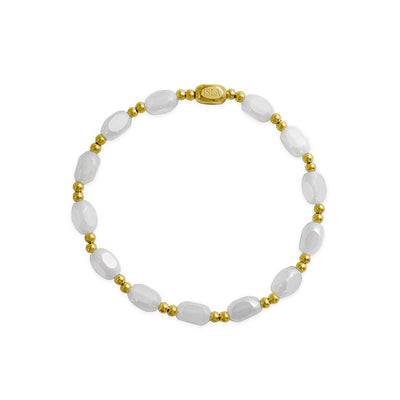 All In - White Cap Bracelet