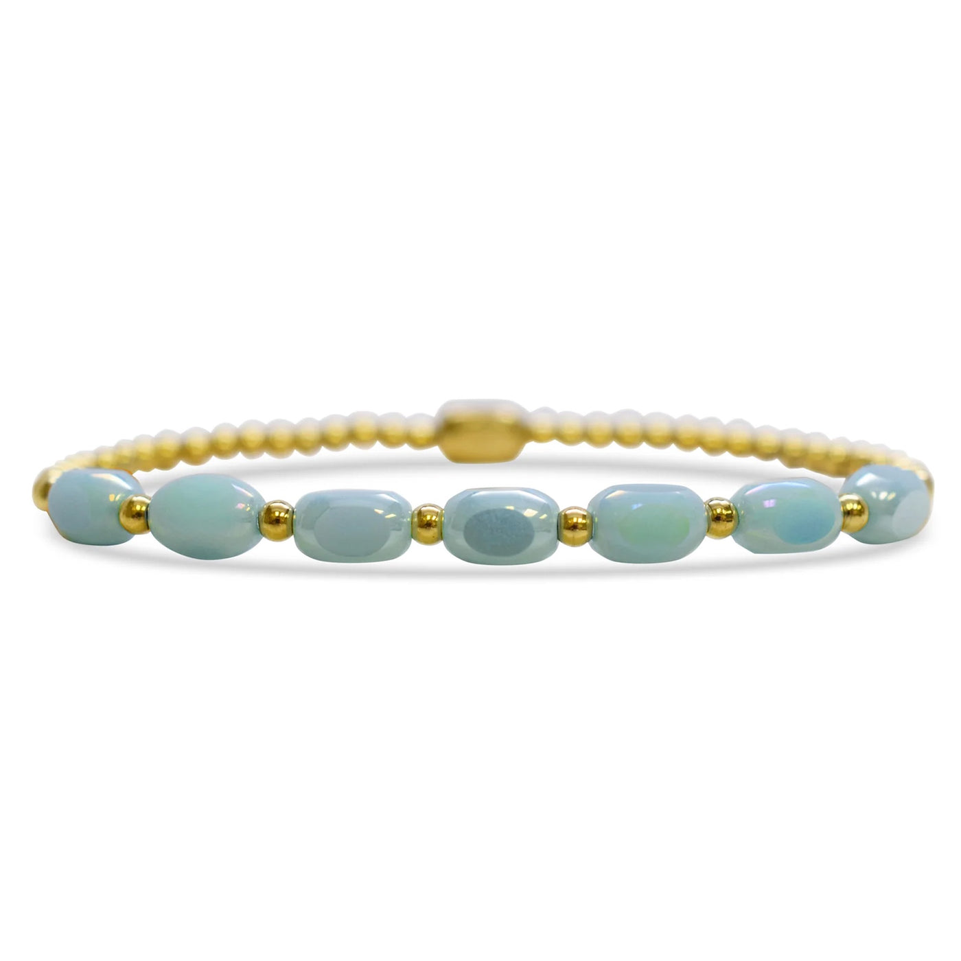 24/7 Stretch - Pop of Color - Meet Me Halfway - Blue Sky Bracelet