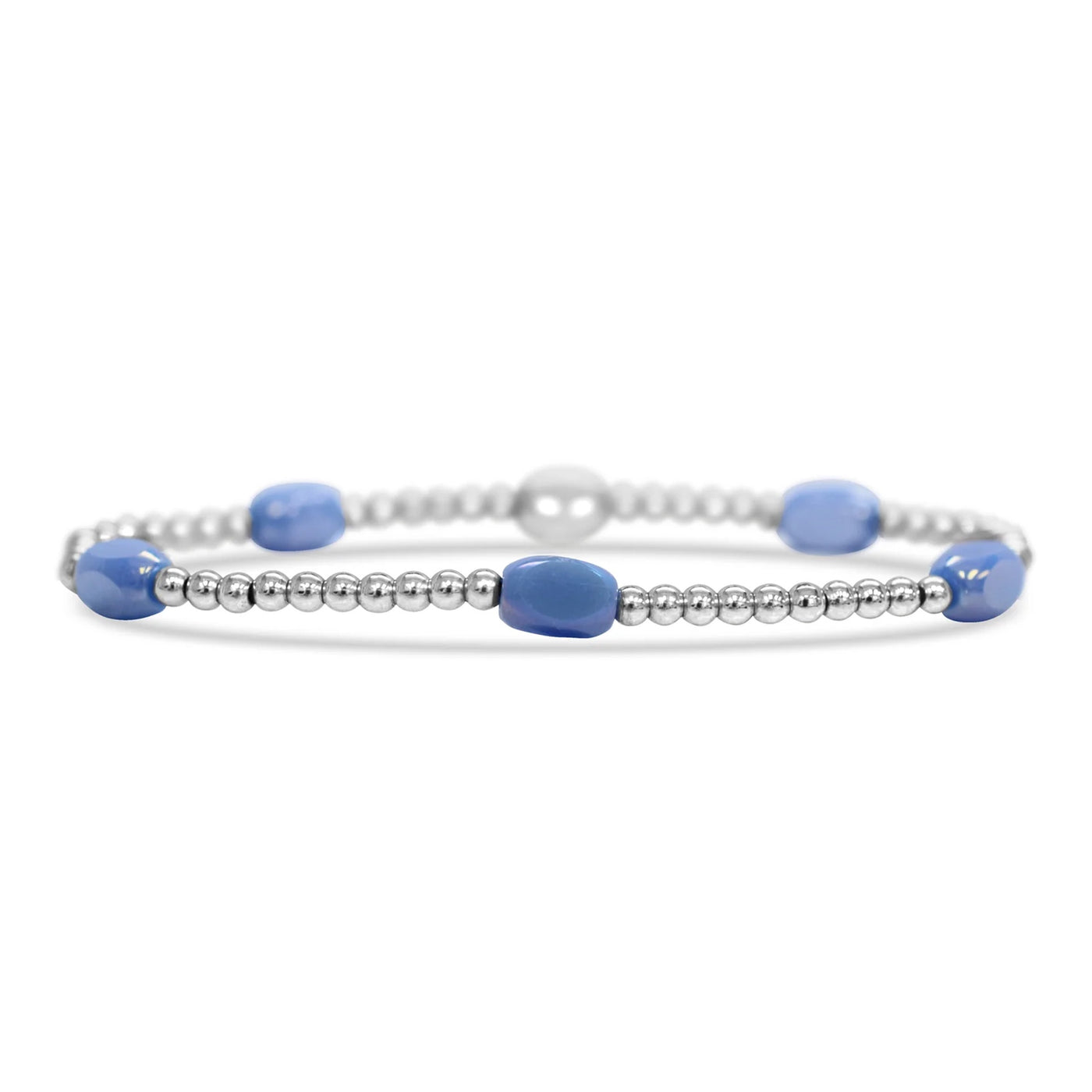 24/7 Stretch - Pop of Color - Here & There - Periwinkle Bracelet