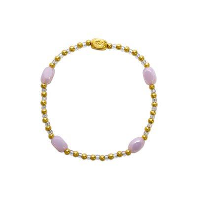 24/7 Stretch - Pop of Color - Here, There Everywhere- Pastel Pink Bracelet