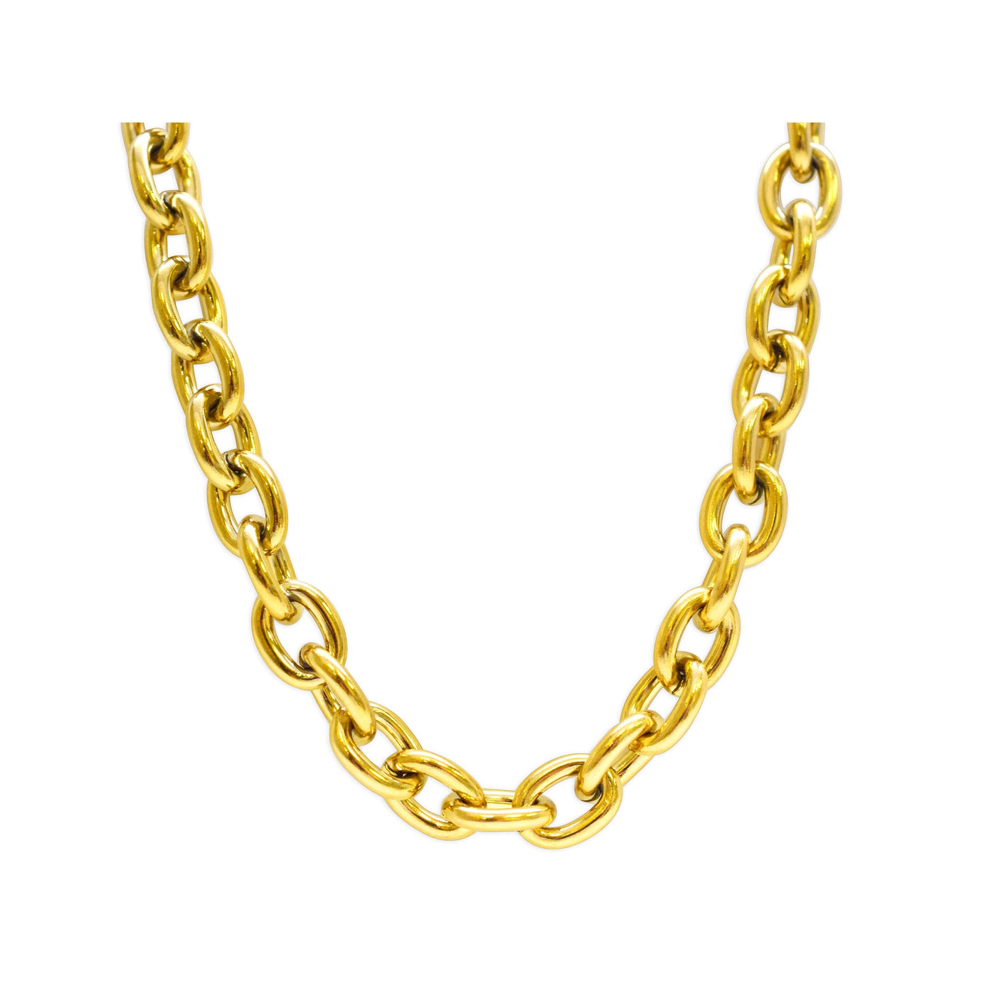 Everyday Chain Necklace - Bold Oval Link