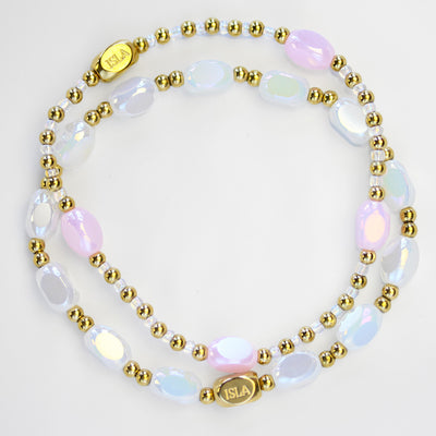 Here, There & Everywhere - Pastel Pink Bracelet