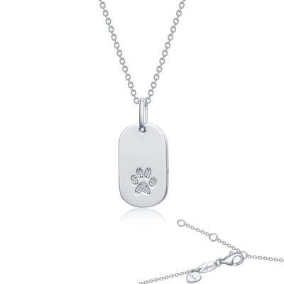 Paw Print Necklace