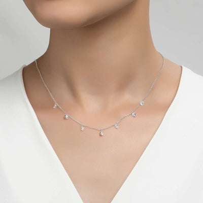 Frameless Raindrop Necklace