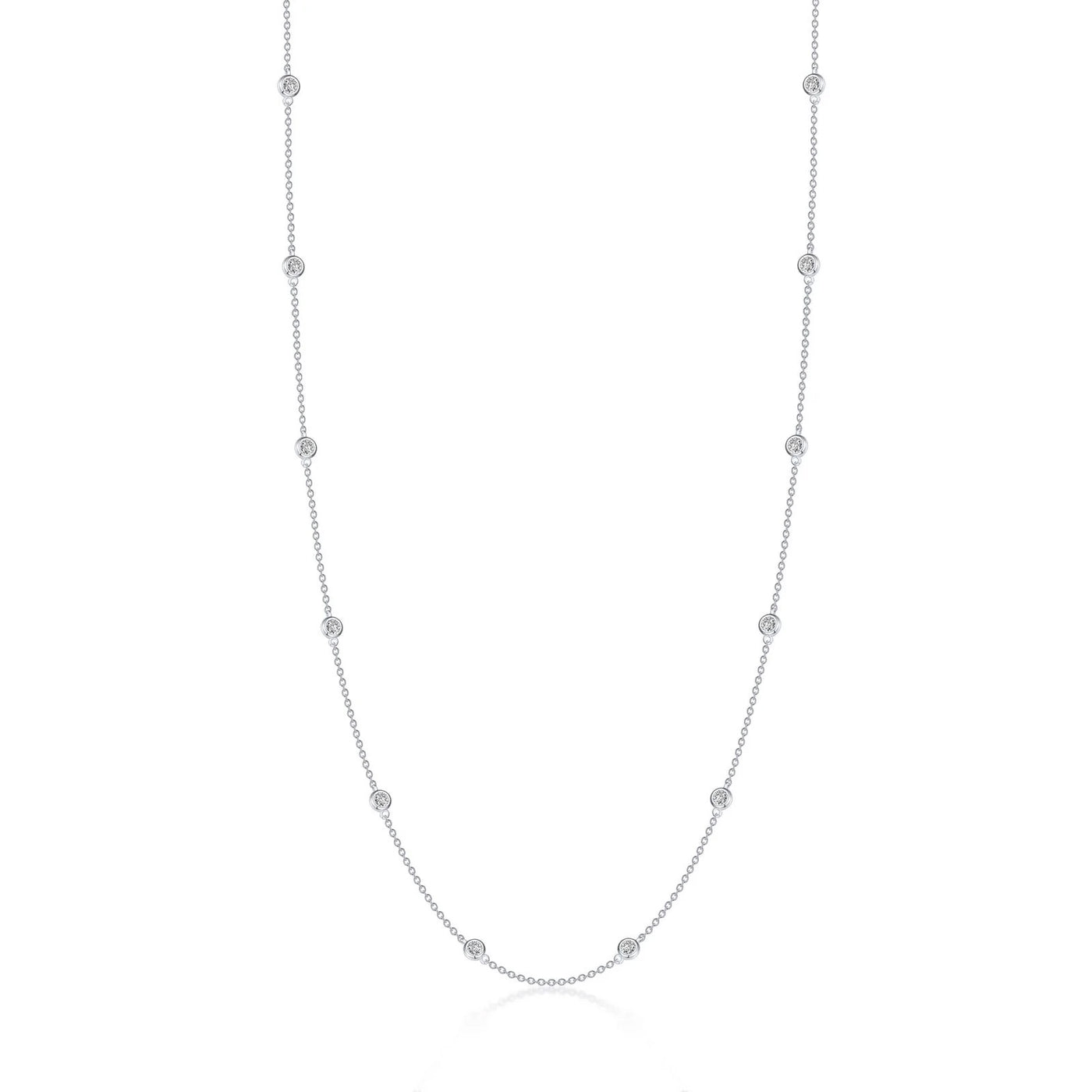 0.73 CTW Station Necklace